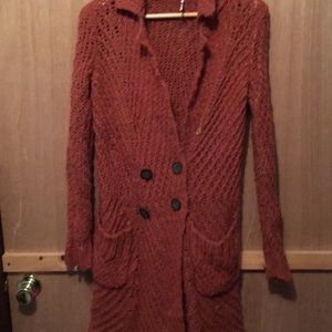 Free People calf length cardigan
